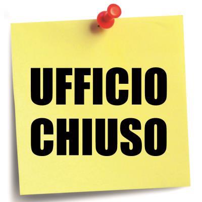 CHIUSURA FESTIVITÀ NATALIZIE